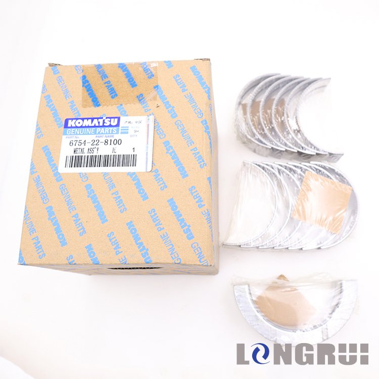 6754-22-8100 Crankshaft Main Metal Assembly PC200-8 PC210-10 WA380-7